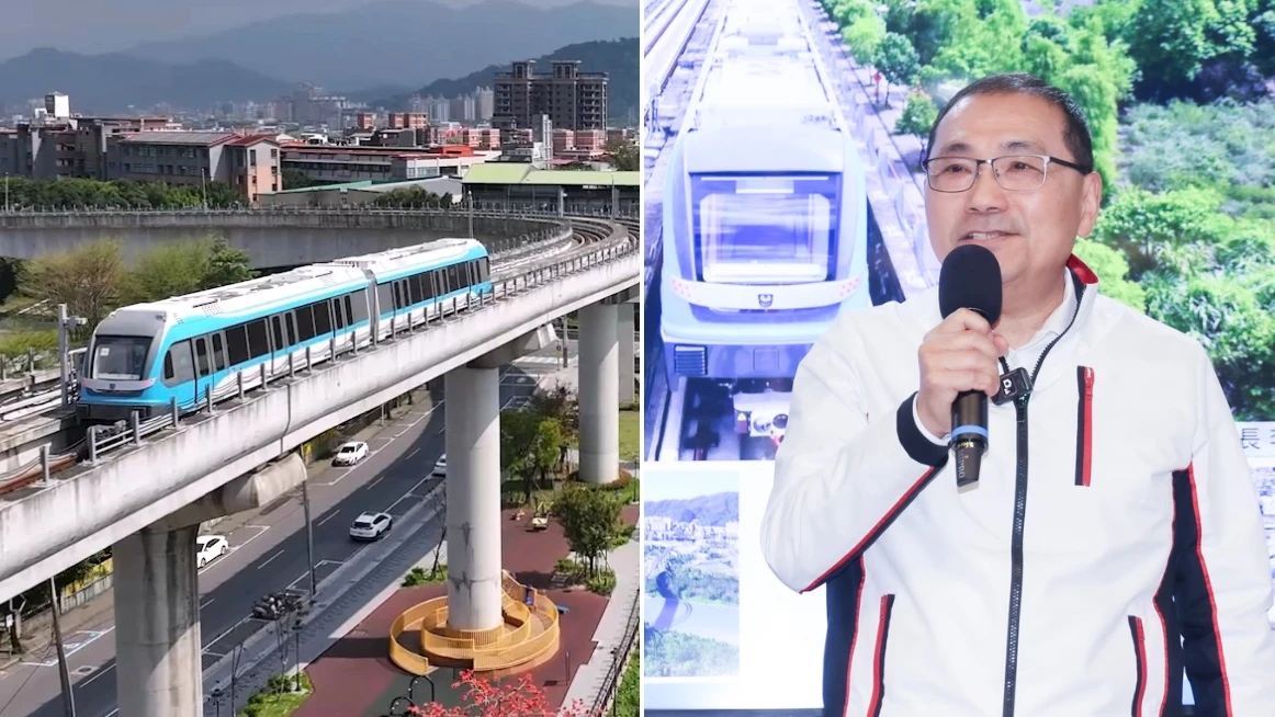 捷運三鶯線力拚年中通車！　侯友宜視察曝壓力超大：掉個螺絲我就昏了
