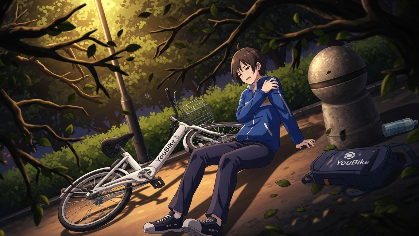 路樹擋視線！少年騎YouBike摔車「出國滑雪夢碎」　家長討26萬國賠判決出爐