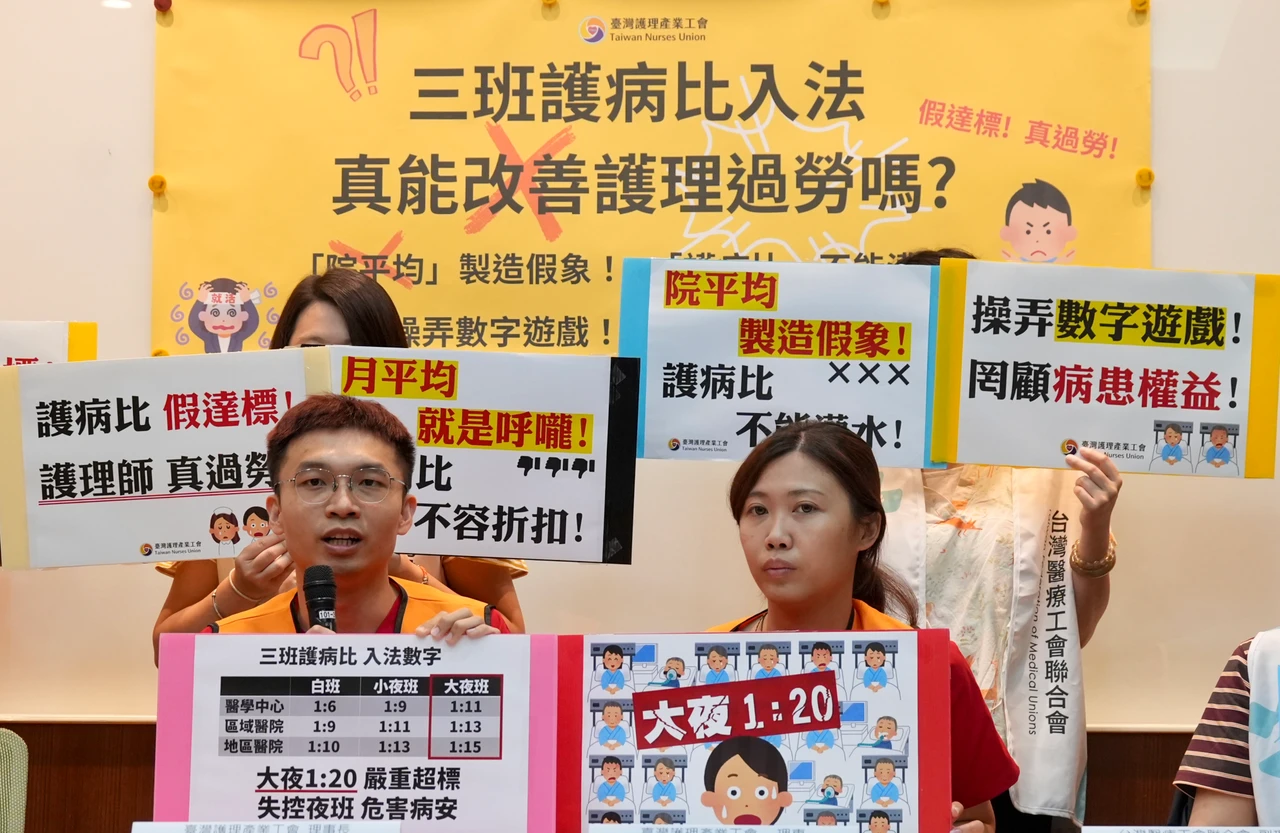 基層批三班護病比算法將過勞就地合法　「難道酒駕也可以平均？」