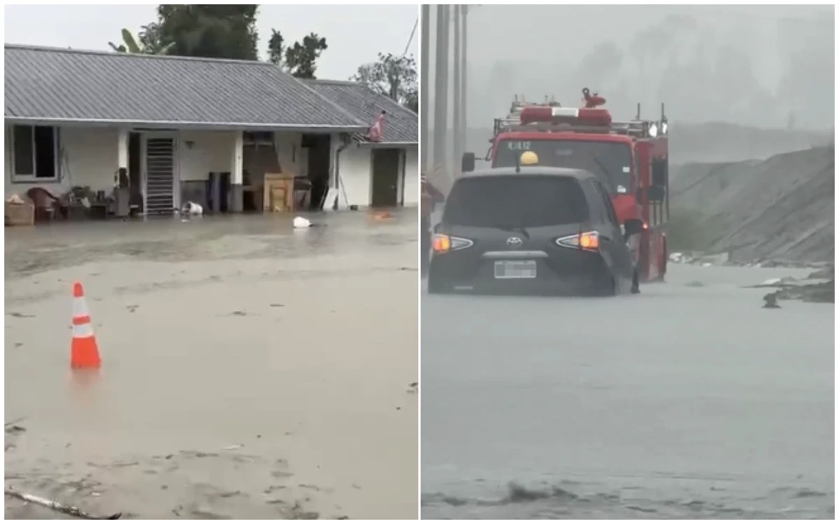 強降雨花蓮光復又淹了！民宅水深達小腿　佛祖街、東富村住戶急撤
