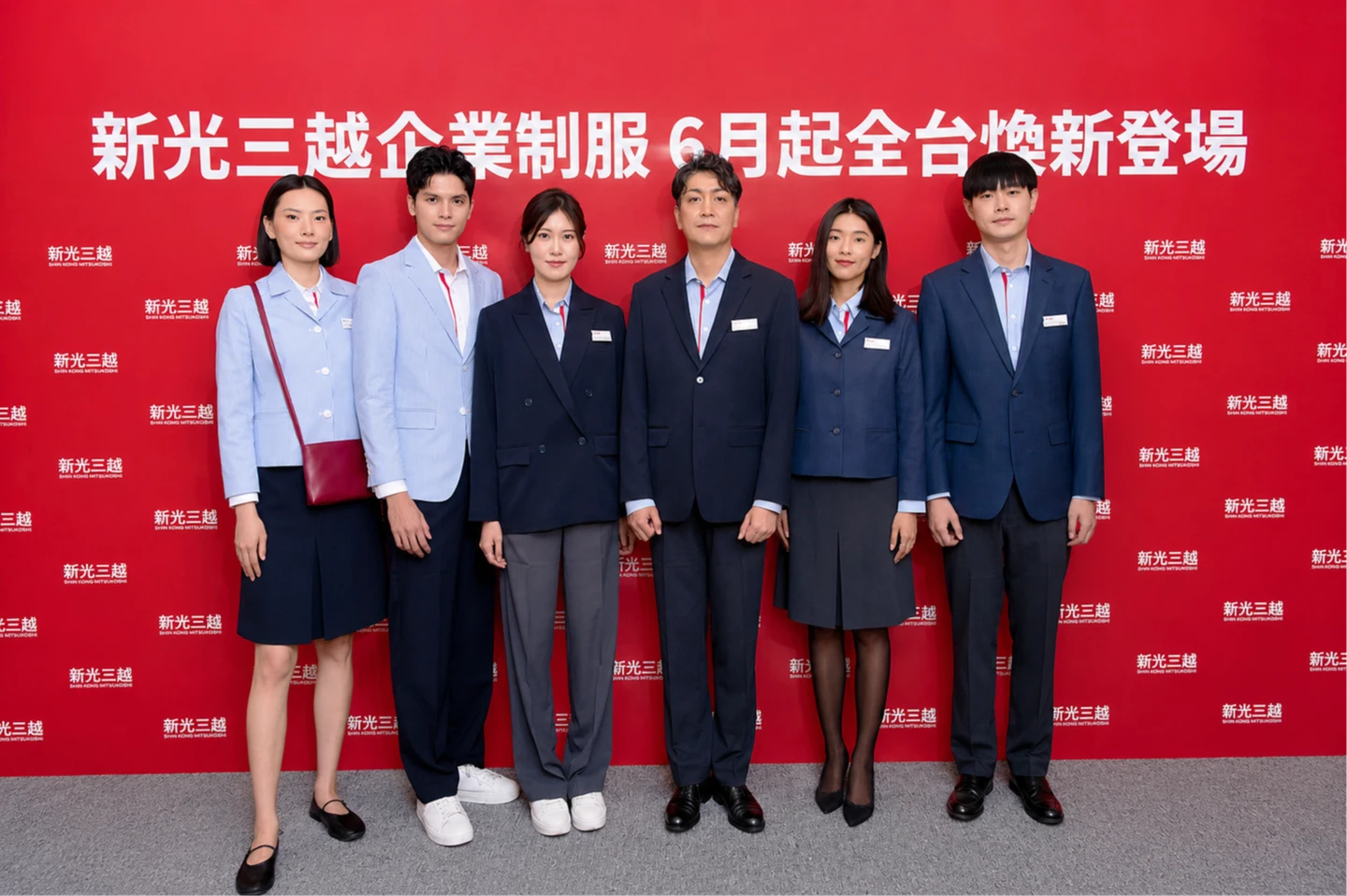 吳東亮長子操刀！新光三越睽違16年打造最貴制服　開放小白鞋、櫃姐穿褲裝