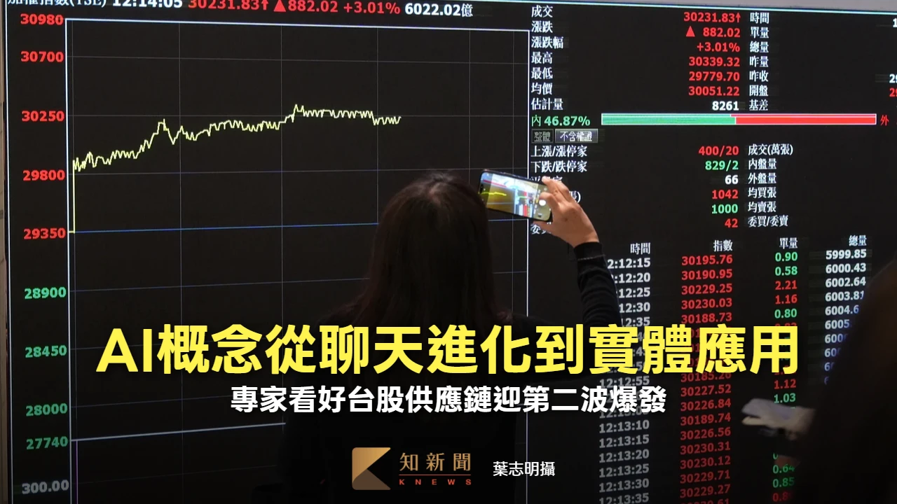 AI概念從聊天進化到實體應用　專家看好台股供應鏈迎第二波爆發