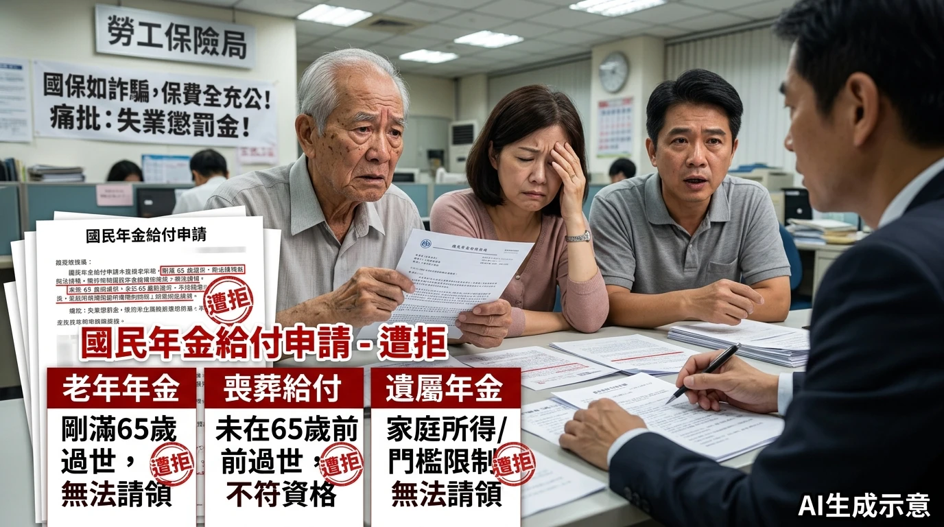 國民年金淪「失業懲罰金」！繳一輩子65歲亡竟全充公　遭砲轟國家級詐騙