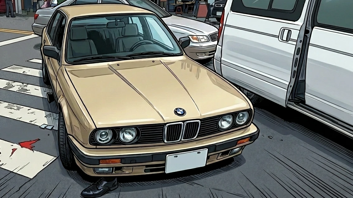 BMW男欠債15萬！遭當舖設局約出　竟撞員工拖行30m害險死