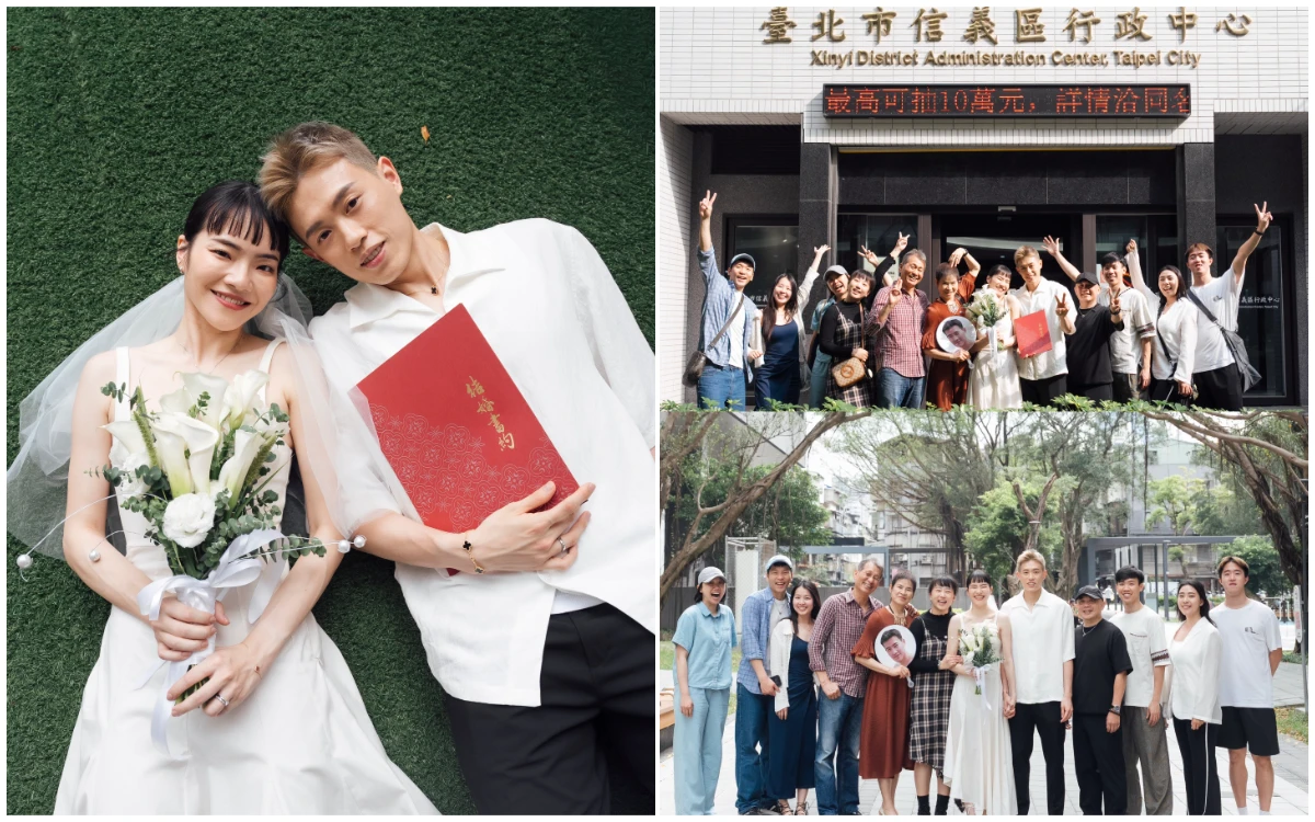 羽球｜恭喜！「左手重砲」林俊易520兌現承諾登記結婚　神秘嘉賓到場見證
