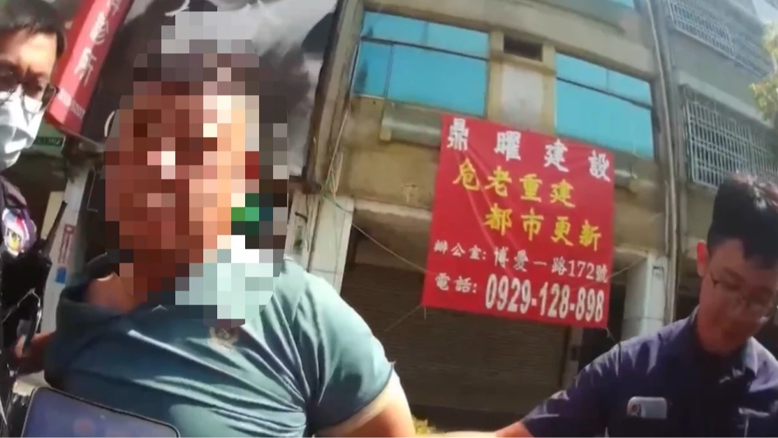 有片｜高雄警騎車搖晃遭攔查！竟怒吐口水還衝撞同僚　酒測0卻慘了