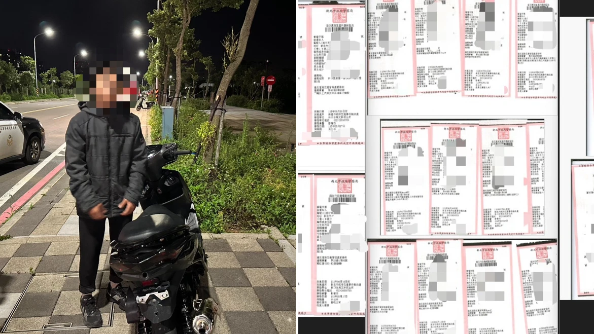 少年無照騎車遭扣牌！竟又揪團競速飆車　慘吞31罰單重罰21.5萬