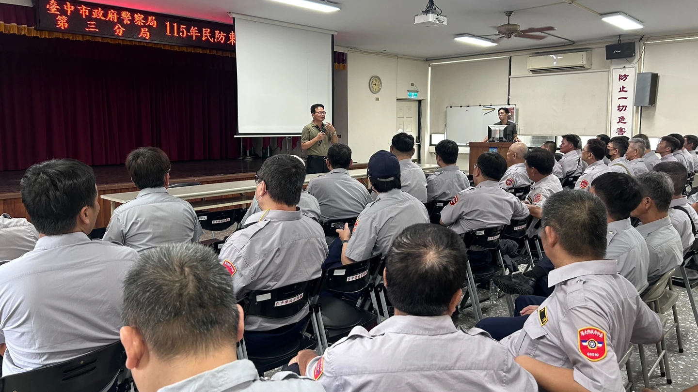 台中170民防集結受訓!精進防災、急救演練 成警消醫護最大後援