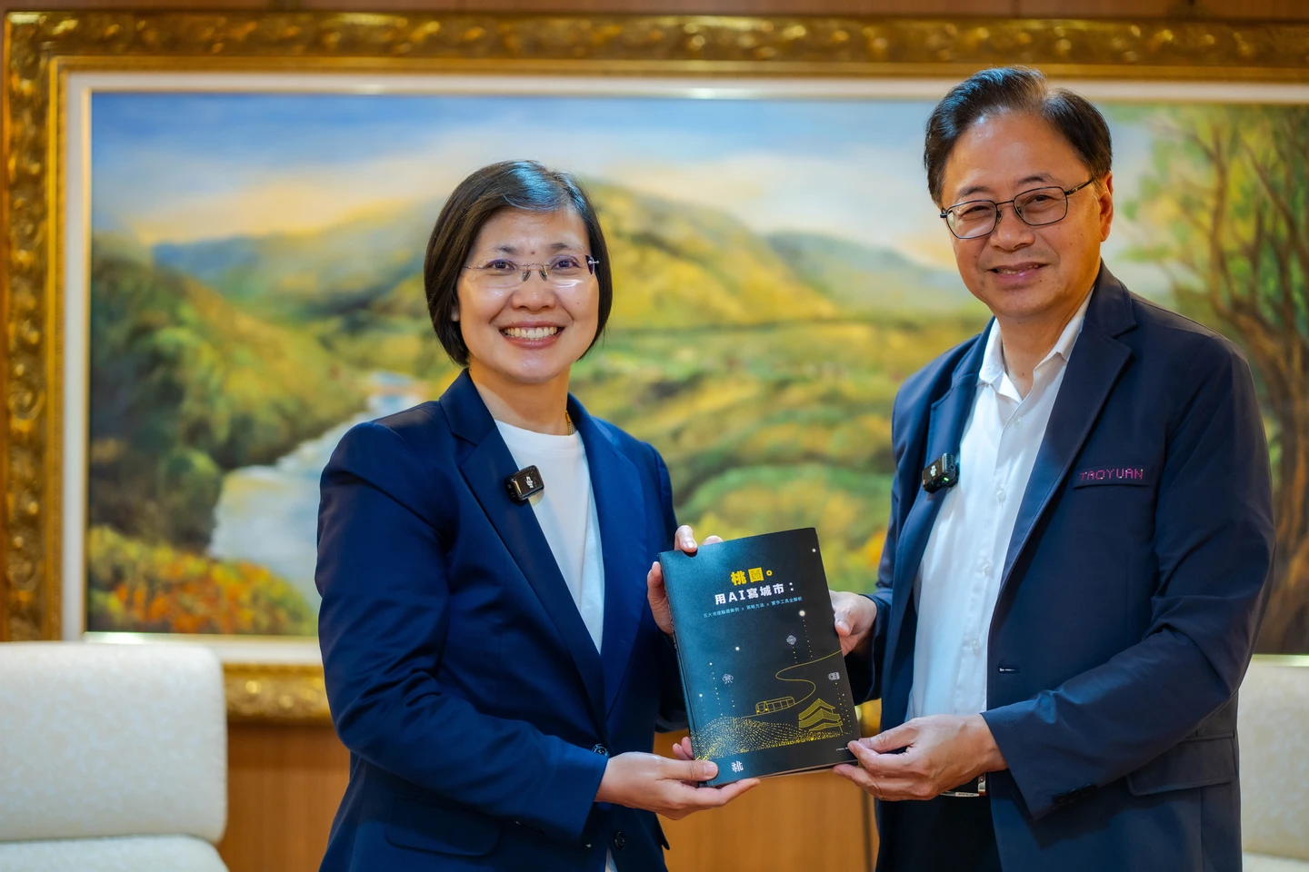 徐欣瑩拜會張善政　拼打造AI新竹幸福城市