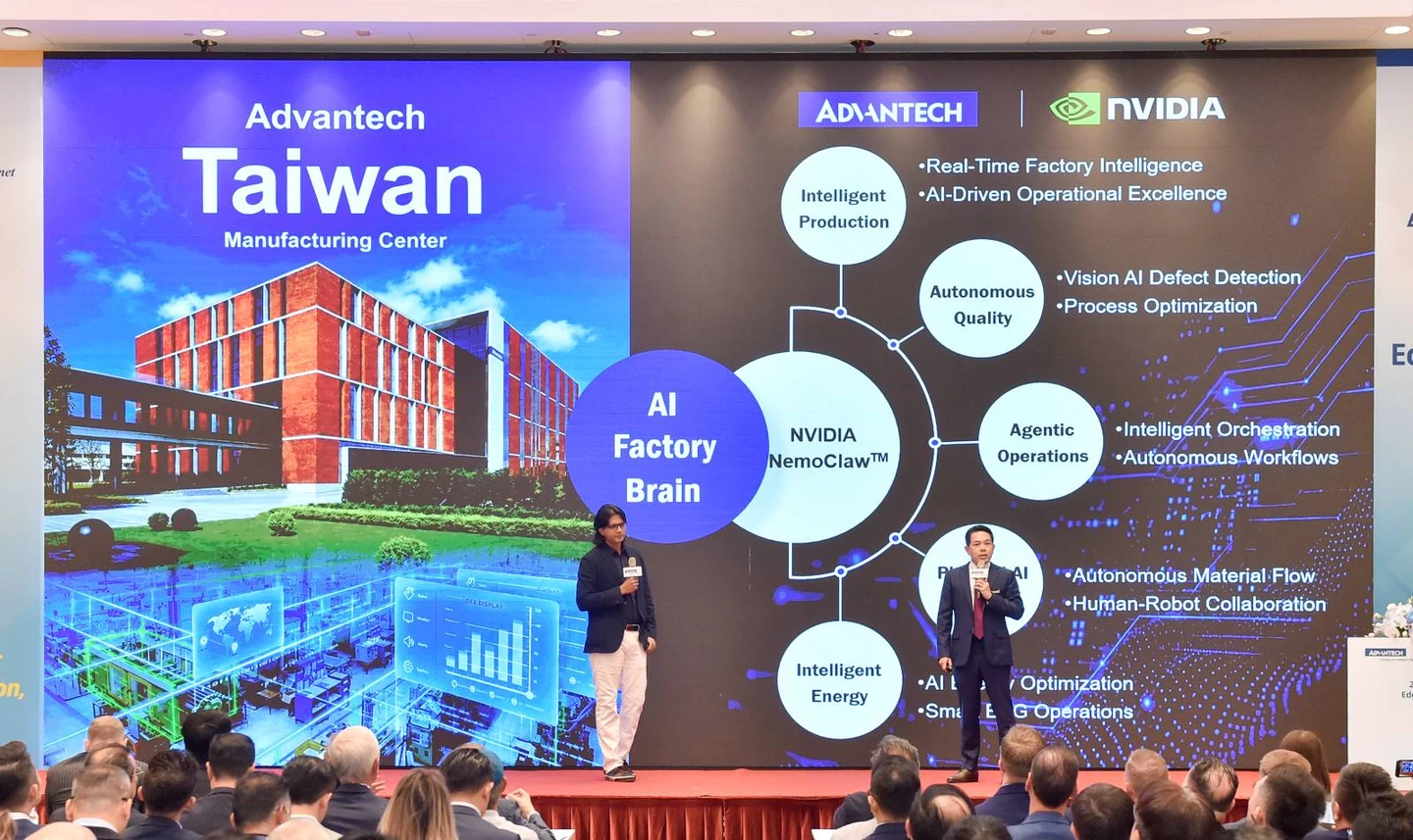 國電展｜研華深化與NVIDIA合作　推出AI原生工廠架構迎接Agentic AI與Physical AI時代