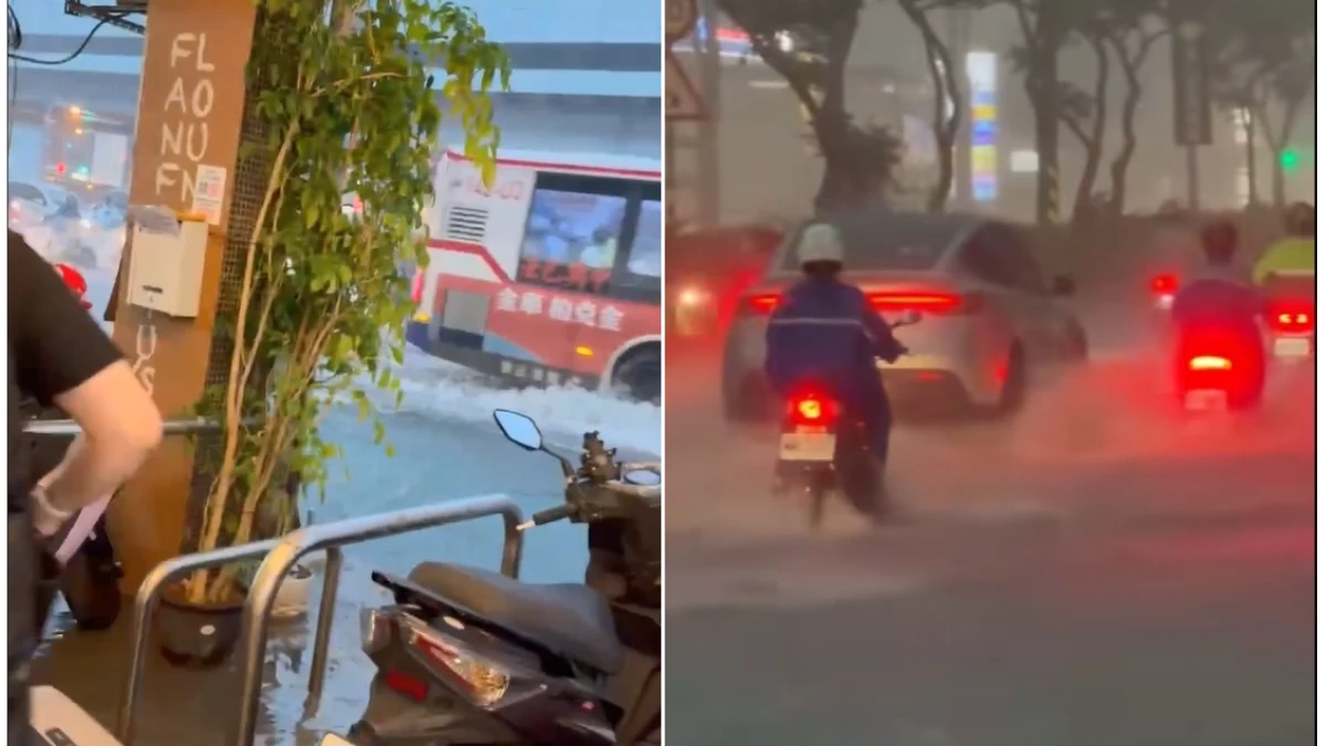 雨彈狂炸！全台16縣市豪大雨特報　新北2區淹水警戒