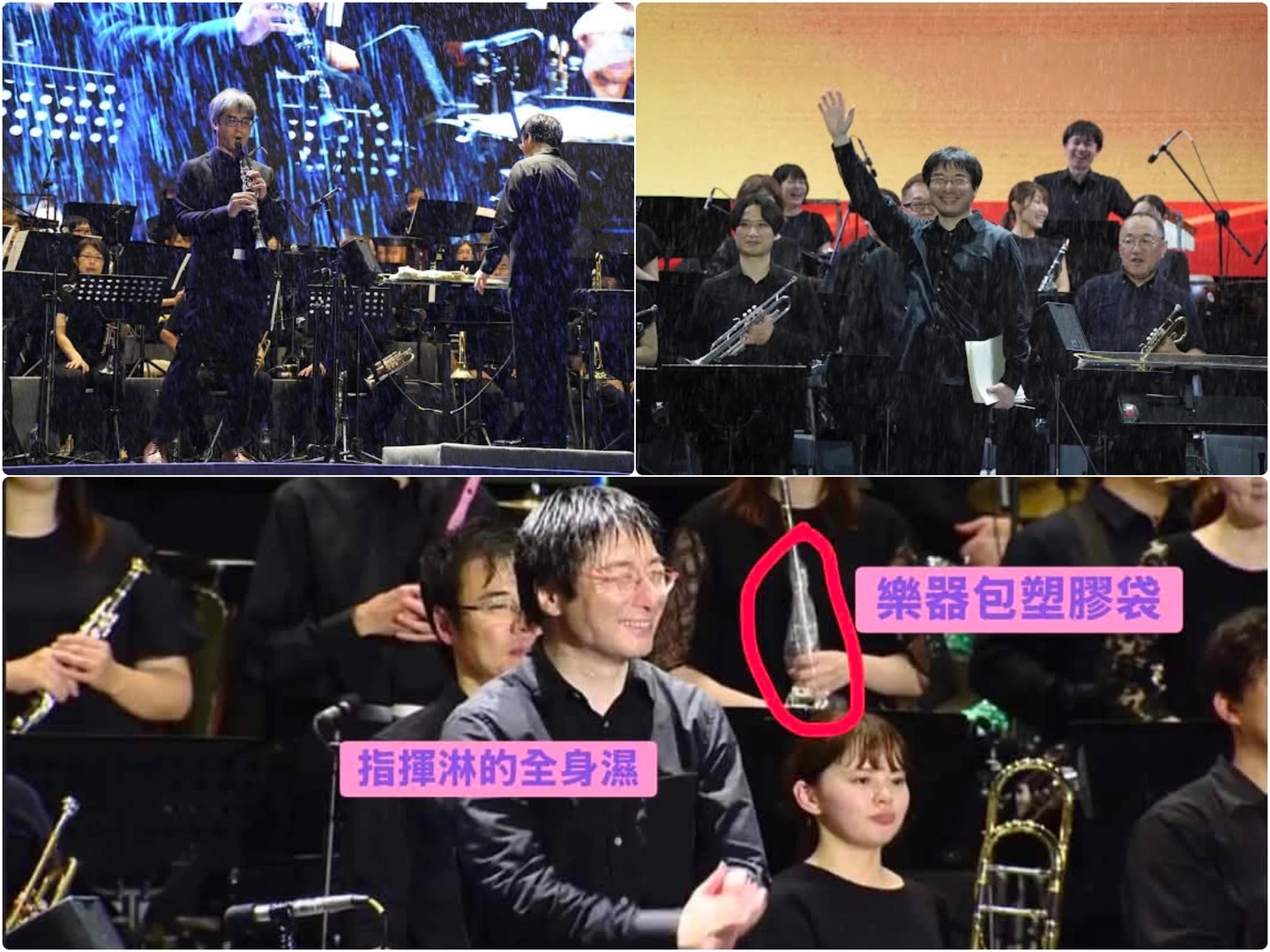 東京佼成管樂團「淋雨」演出！黃世杰批桃市府失格　拿這當遮羞布