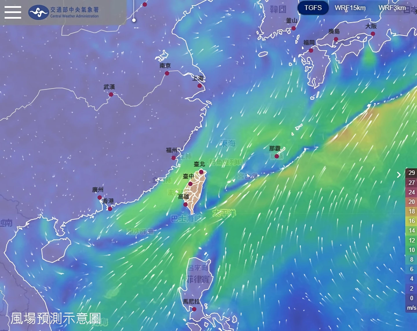 台灣附近「神秘藍線」是它的「通天直達電梯」　氣象署：易有劇烈降雨