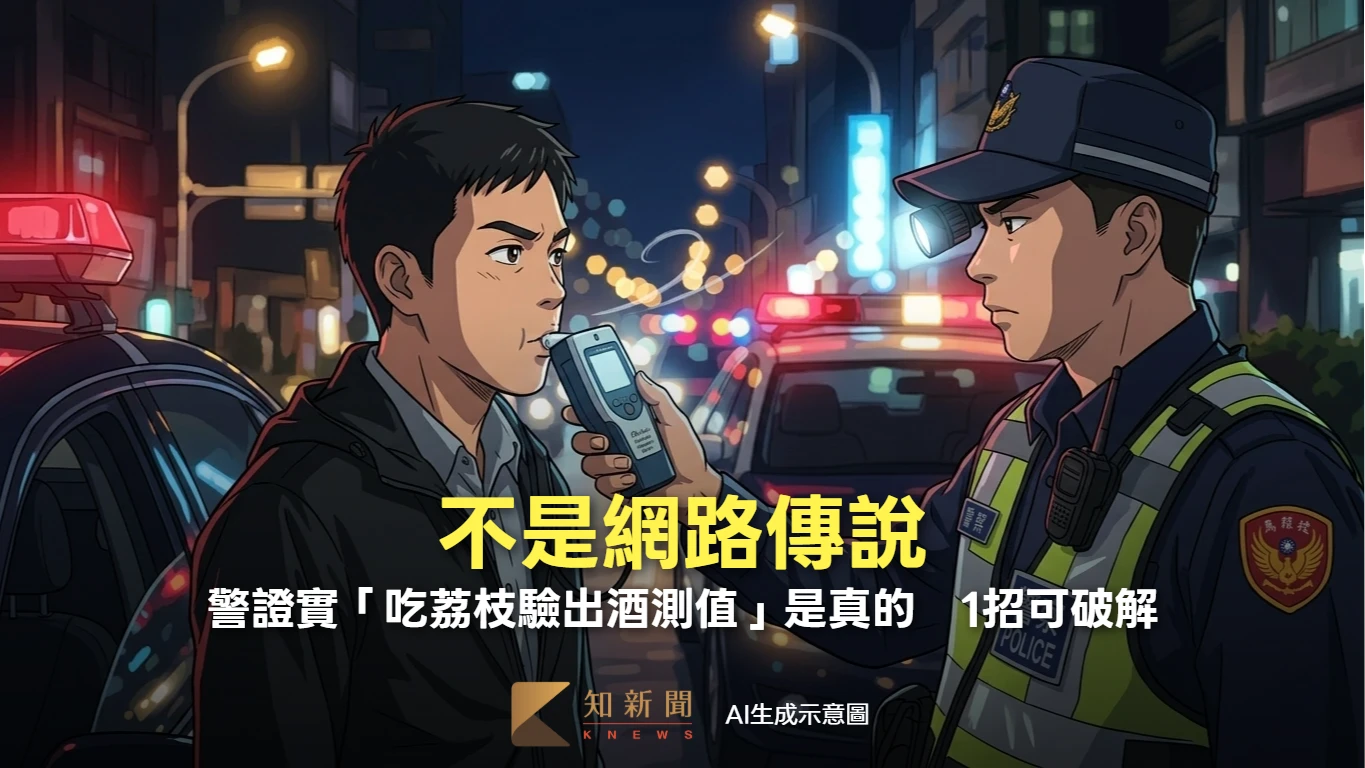 不是網路傳說！警證實「吃荔枝驗出酒測值」是真的　1招可破解