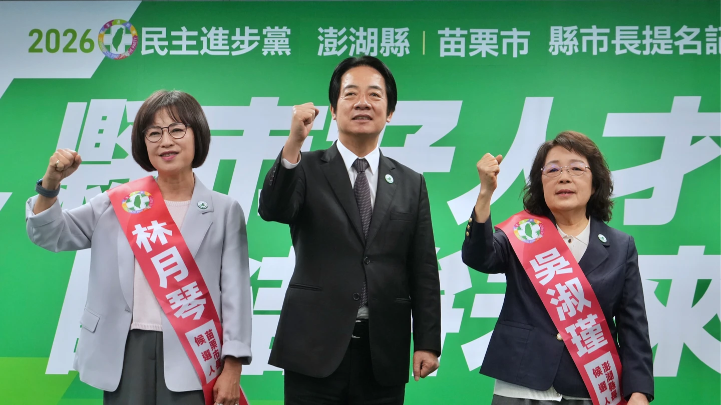 賴清德讚吳淑瑾、林月琴傑出女性好人才　投入艱困選戰