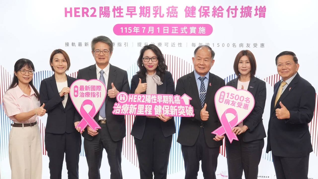 健保擴大給付早期乳癌標靶藥！ 7/1上路　每年逾1500人受惠