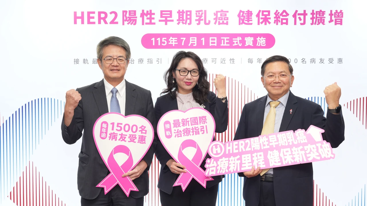 台康雙喜臨門！健保新制擴大乳癌給付　授權進軍日本