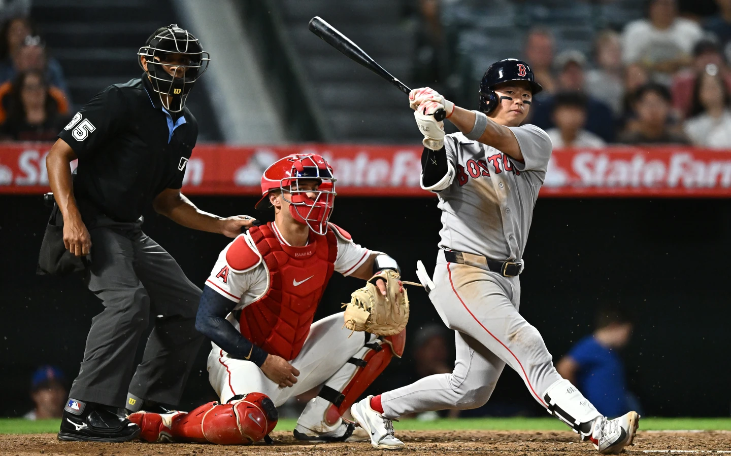 MLB｜鄭宗哲大聯盟首次單場雙安　紅襪橫掃天使收三連勝