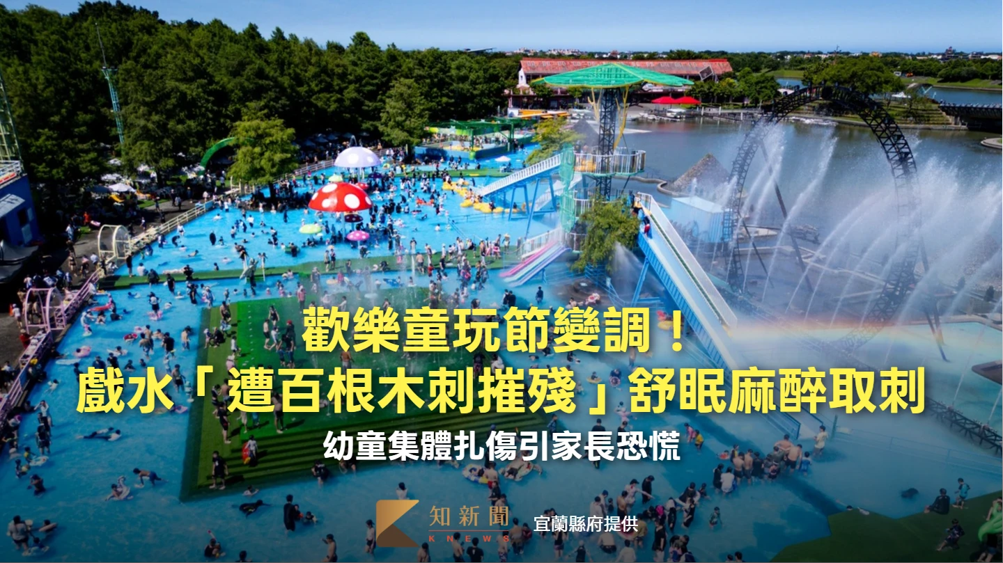 歡樂童玩節變調！戲水「遭百根木刺摧殘」舒眠麻醉取刺　幼童集體扎傷引家長恐慌