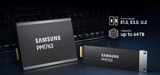 三星正式量產PM1763企業級SSD　用於輝達Vera Rubin