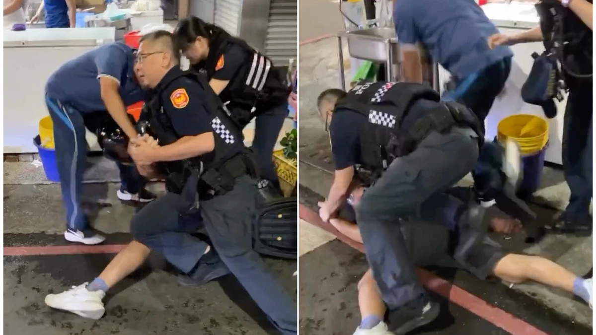 英勇片｜綠燈亮了卻發呆！53歲騎士拒檢狂逃　警民聯手逮毒駕