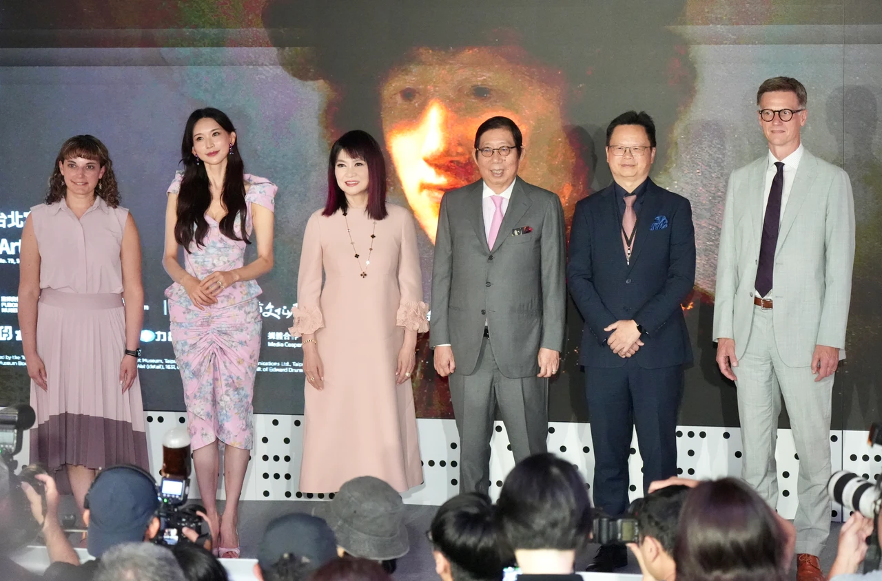 名模林志玲獻聲導覽代言　蔡明興首為夫人站台富邦美術館