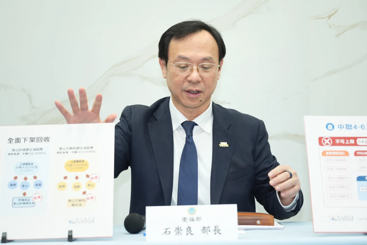 美日未訂苯駢芘標準　台灣不降！石崇良：不能配合業者失敗調降