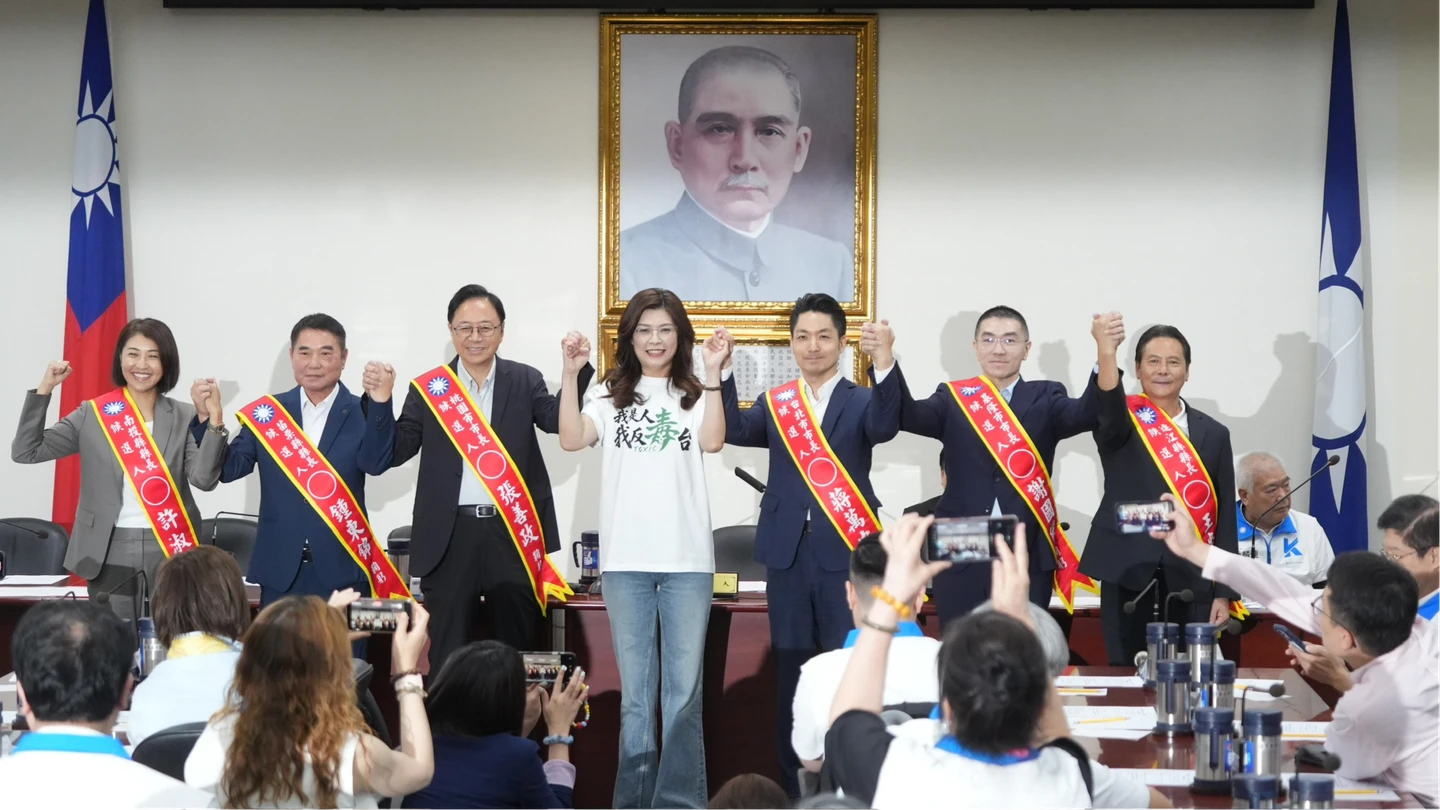 國民黨2026縣市長提名底定！徵召蔣萬安6縣市長拚連任