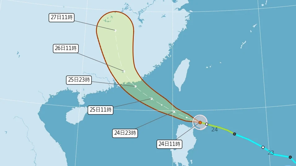 紅霞颱風結構紮實恐再增強　鄭明典示警「背風渦旋」：大台北有高溫