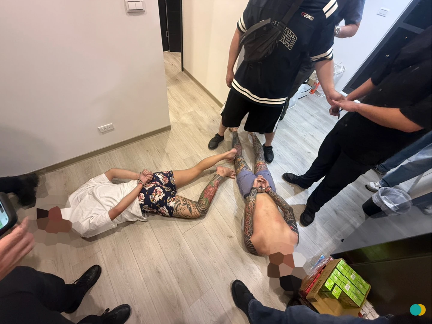 竹聯幫內鬨！6天接連砍人、開槍、丟爆裂物　警怒逮「三峽小霸王」8人瓦解明仁會
