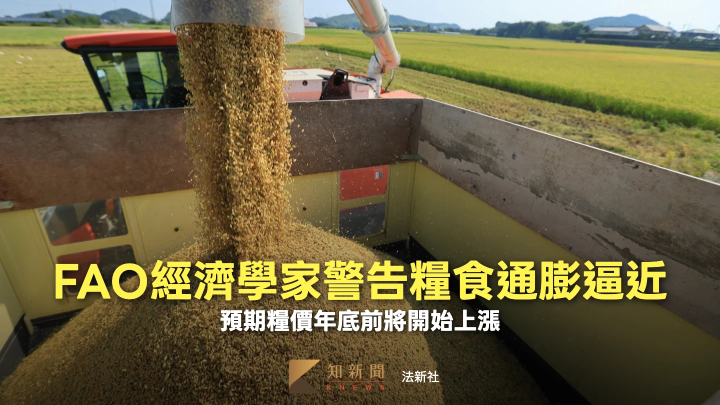 外食準備再漲一波？聯合國專家警告3大因素形成完美風暴　糧食通膨即將來襲