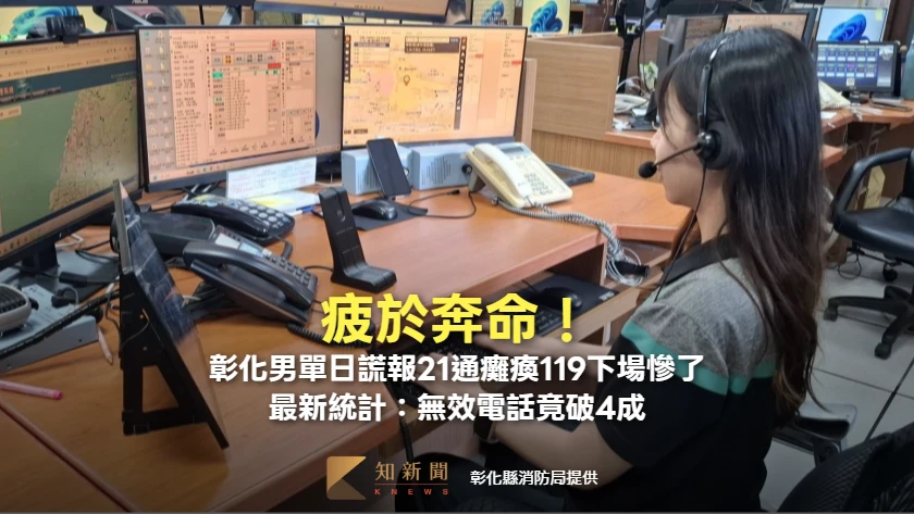 疲於奔命！彰化男單日謊報21通癱瘓119下場慘了　最新統計：無效電話竟破4成