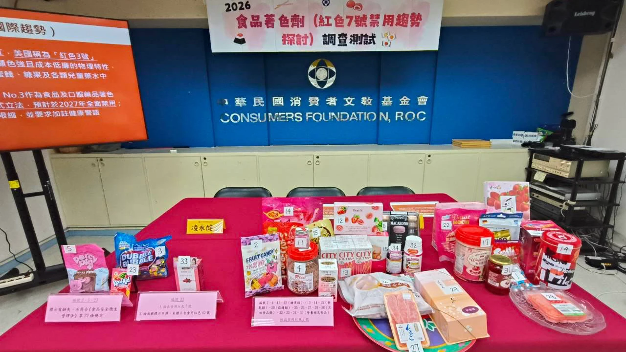消基會抽35件食品近半驗出「紅色7號」籲禁用　食藥署曝台灣暫不跟進原因
