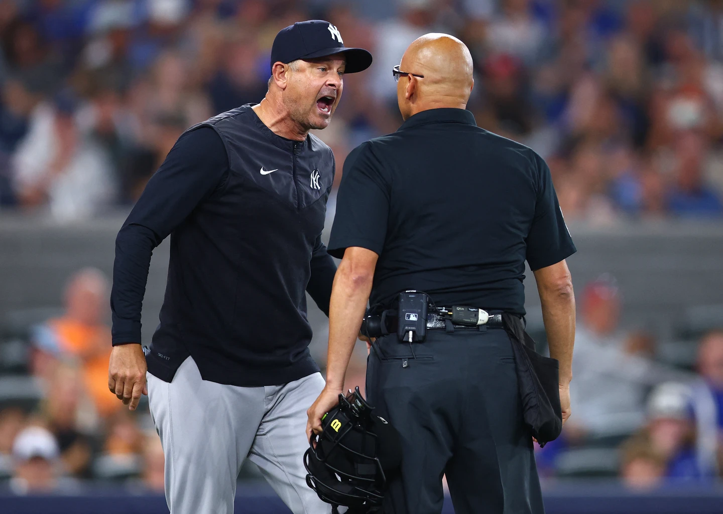 MLB｜洋基主帥布恩質疑好球帶被趕出場　生涯第50次、現役教頭第2人