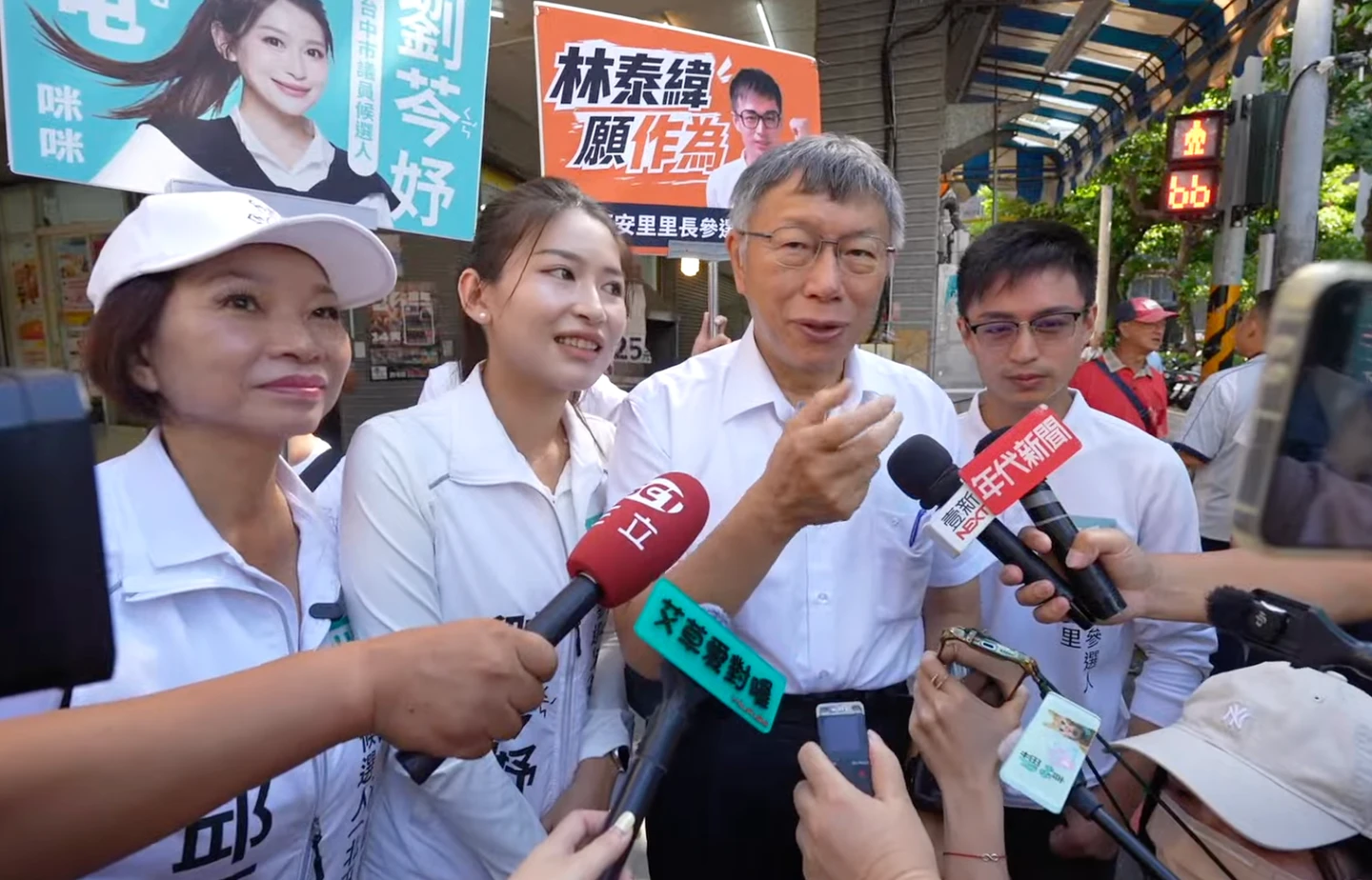 蔣萬安替白候選人站台「藍營恐內戰」？柯文哲：這是現任市長對議員的禮貌