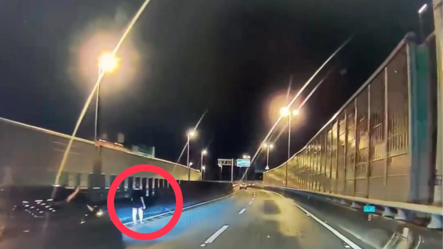 民俗月夜晚嚇壞駕駛！高雄高架道路突現「行走人影」　真相曝光