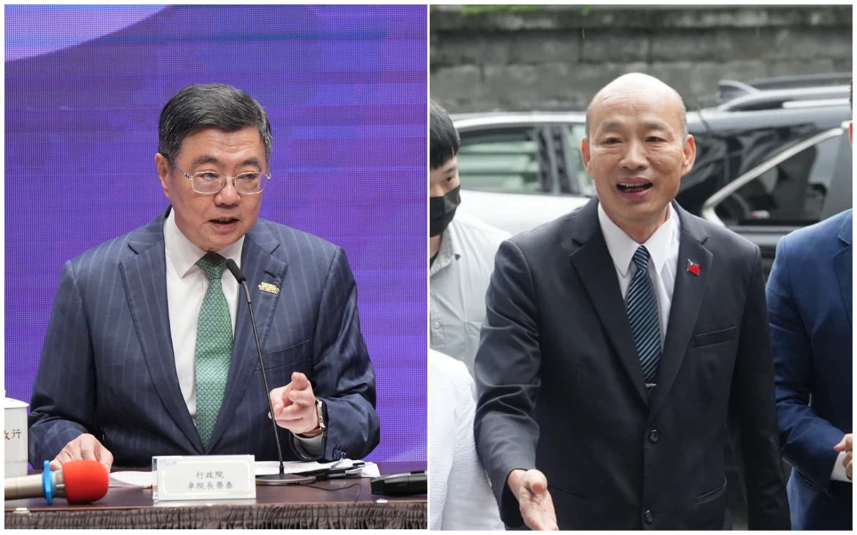 2院長鬥法！韓國瑜斥卓榮泰「大錯特錯」　要他快副署、保護民主憲政