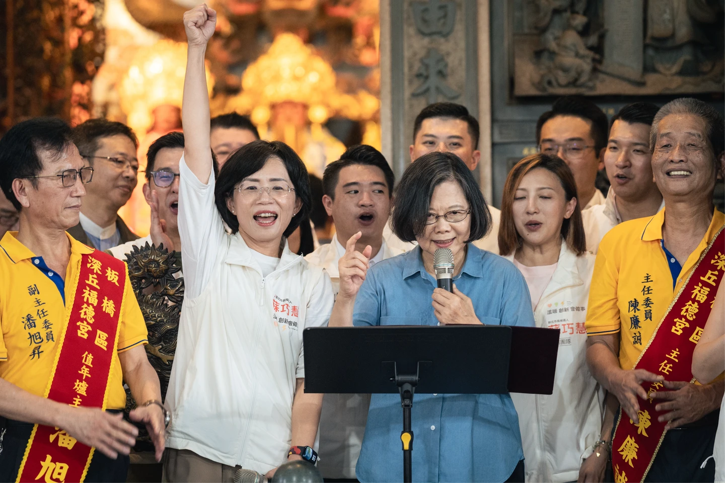 最強主委出場！蔡英文大讚蘇巧慧未來比她強　逗笑交代「不要跟你爸說」