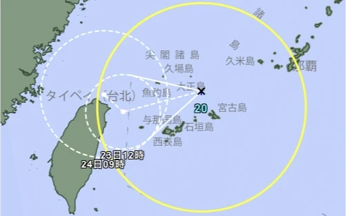 簡拉維颱風正式生成！直接堵北台灣家門口　屏東三地門中午起停班課