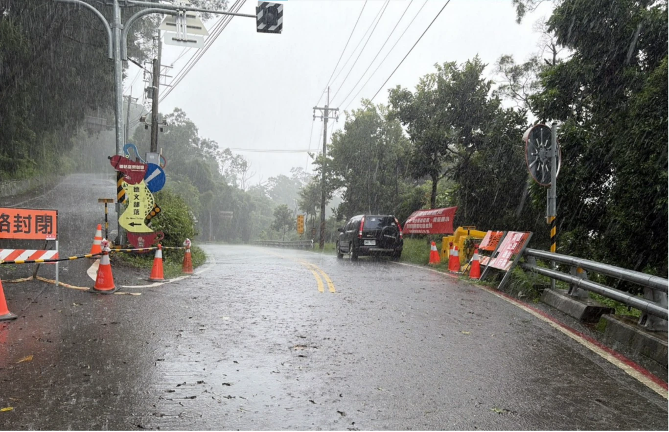 屏東山區豪雨來襲　台24線德文至神山段傍晚5時封閉