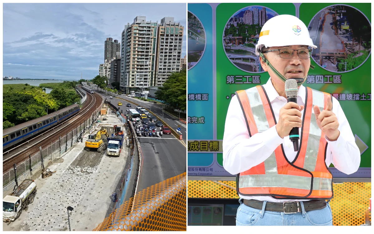 淡北道路施工進度超前！　侯友宜力拚2029通車：打通淡水交通任督二脈