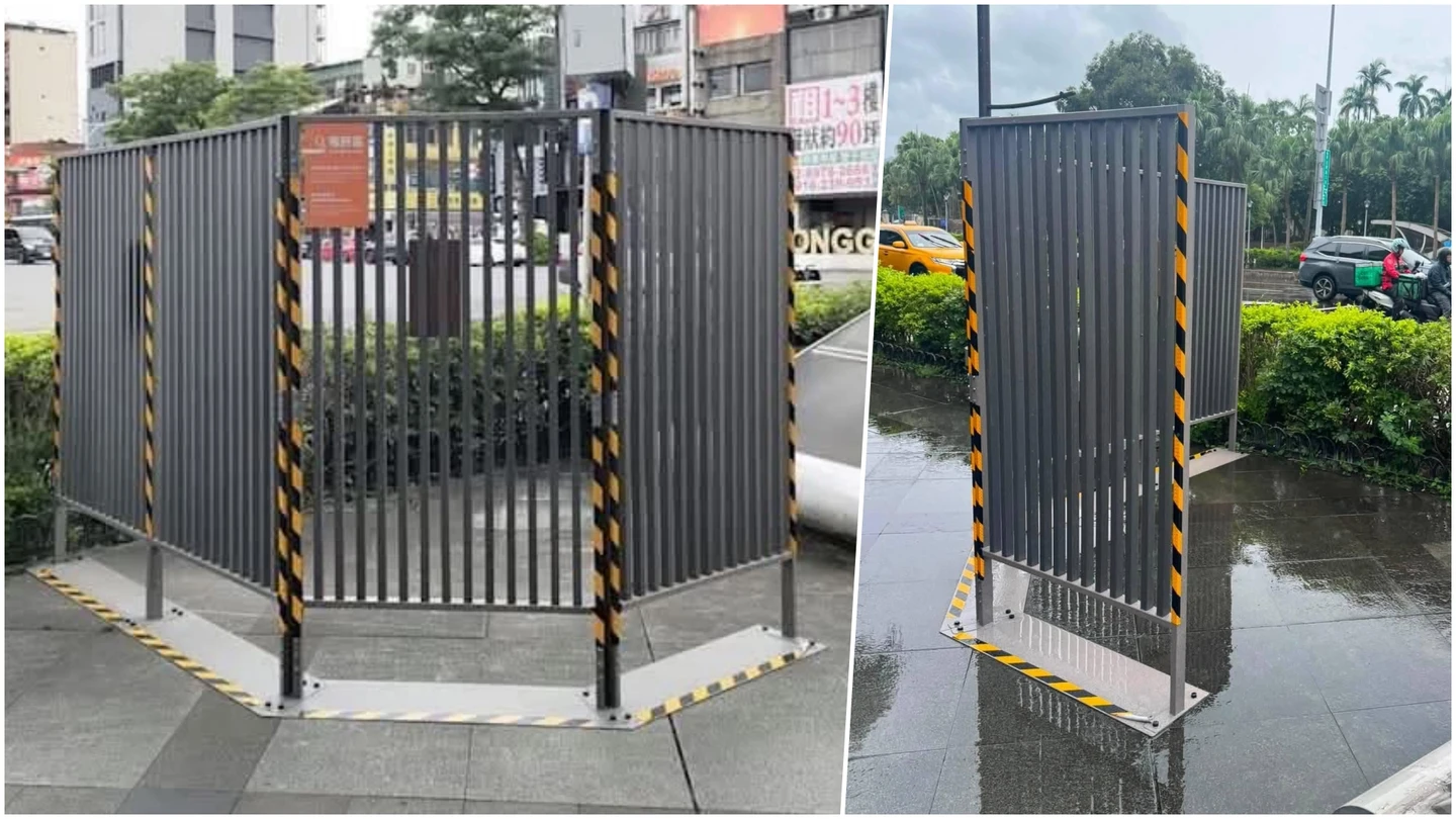 北市街頭吸菸區遭諷「狗籠監獄」！蔣市府今速拆　挨批政策如兒戲