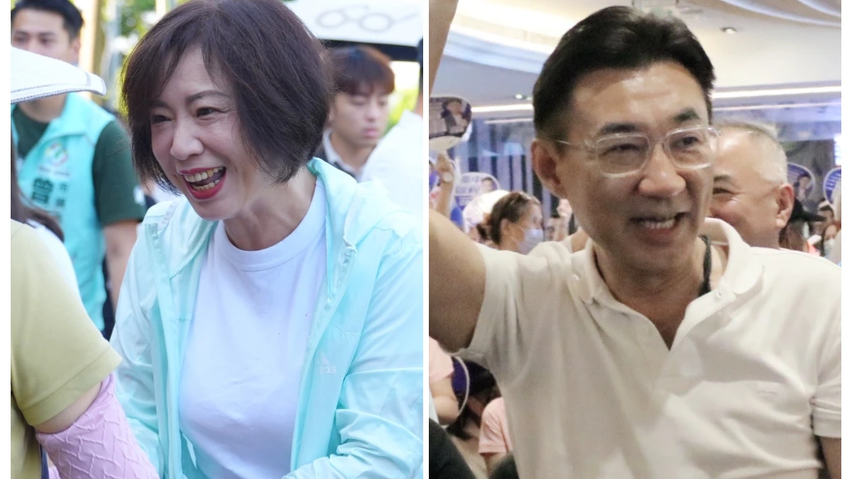 何欣純登記參選台中市長！蔡英文任榮譽主委　酸盧秀燕率藍營34議員合體「沒請假」