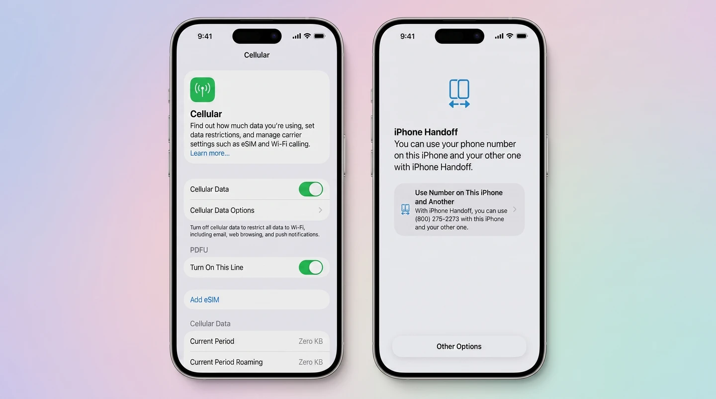 蘋果iOS 27新增「iPhone接力」功能　2支手機可共用一個電話號碼