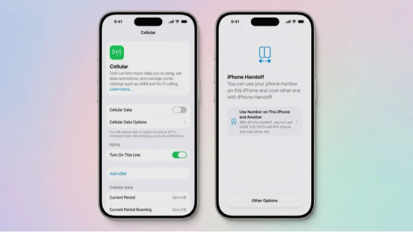 蘋果iOS 27新增「iPhone接力」功能　2支手機可共用電話號碼