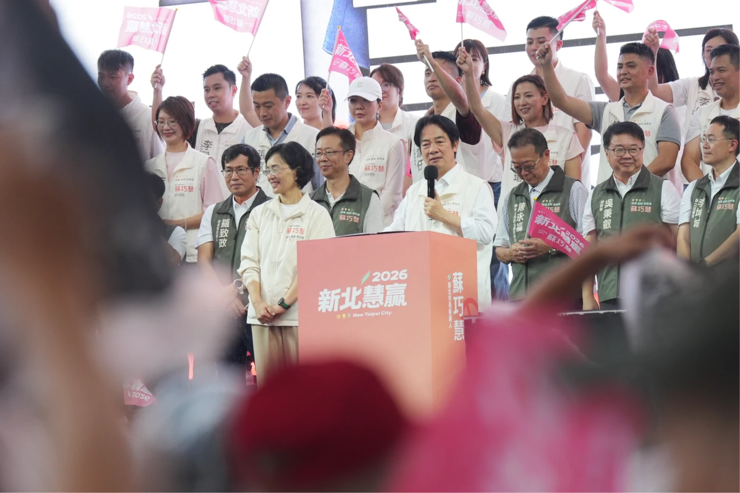 賴清德催票：新北有贏面「但對手不軟」　喊話團結送蘇巧慧進市府