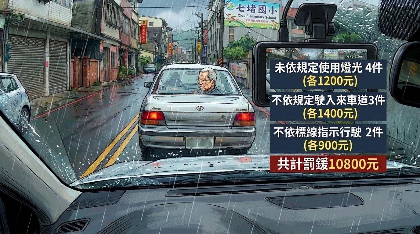 5分鐘吞9紅單罰款破萬！女子PO網苦求拜託放過　轄區警方回應了