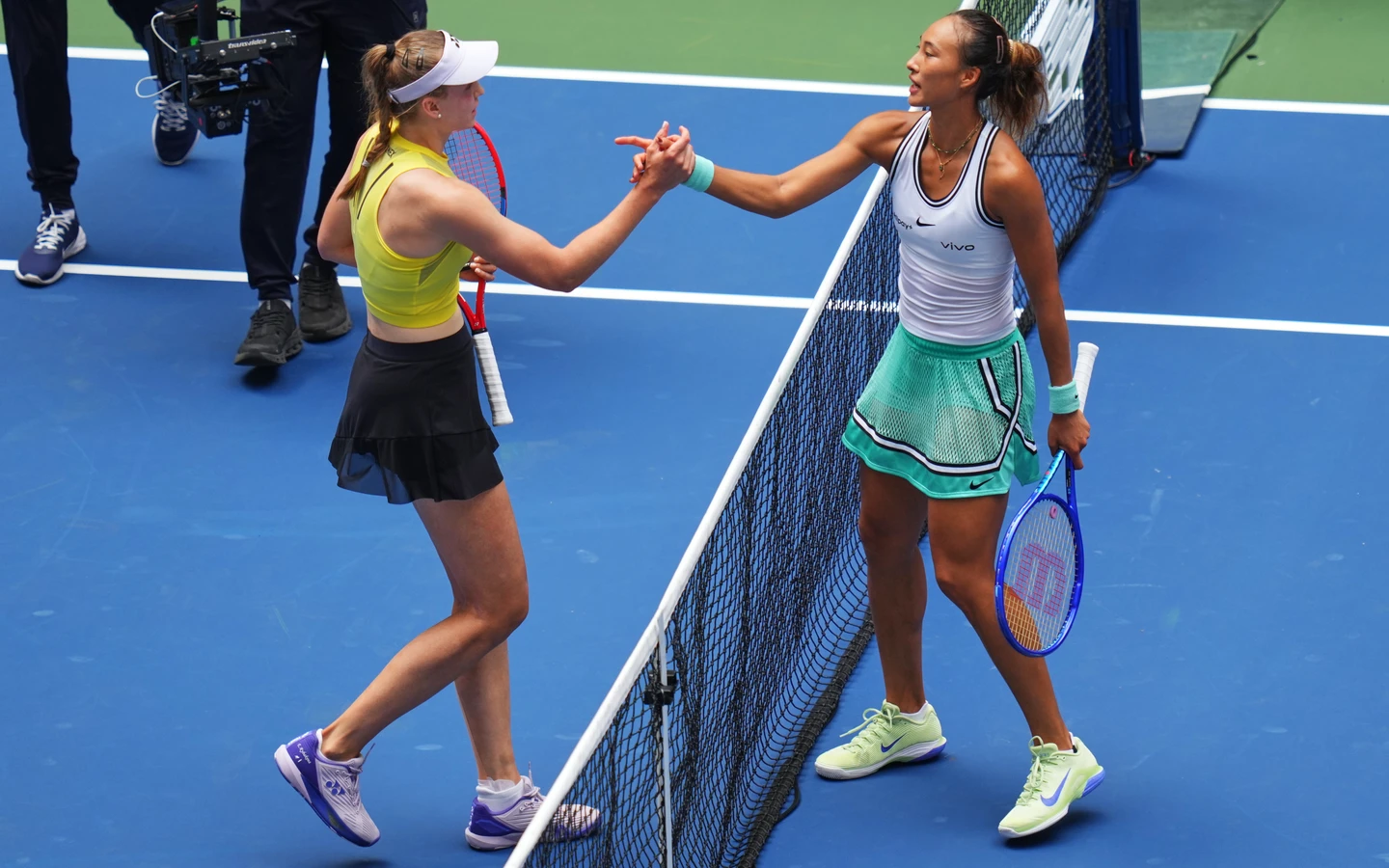 網球｜美網女單黑馬鄭欽文終結7連勝！助攻萊巴金娜首登世界球后