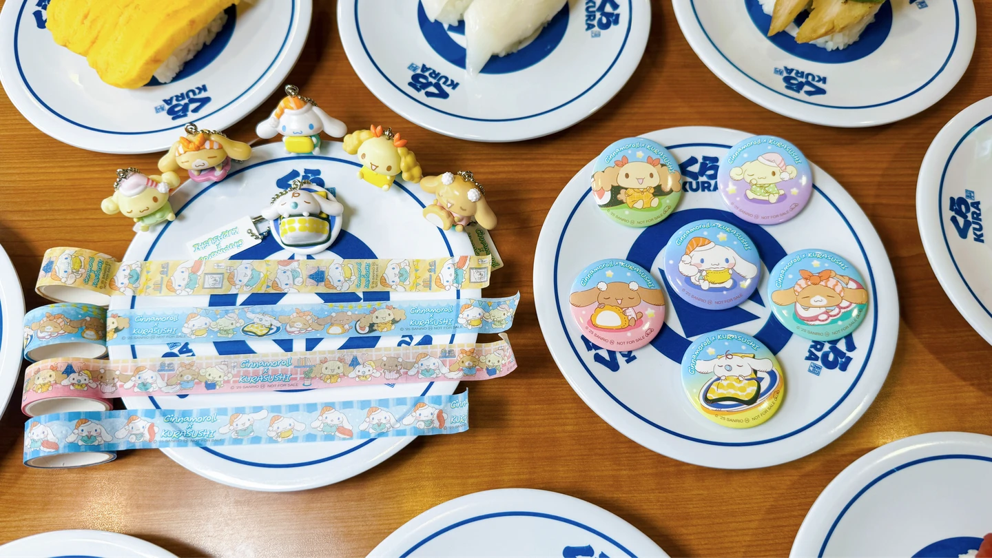 一次6隻大耳狗登台！藏壽司16款扭蛋9/24開扭　5間主題店、週邊一次看