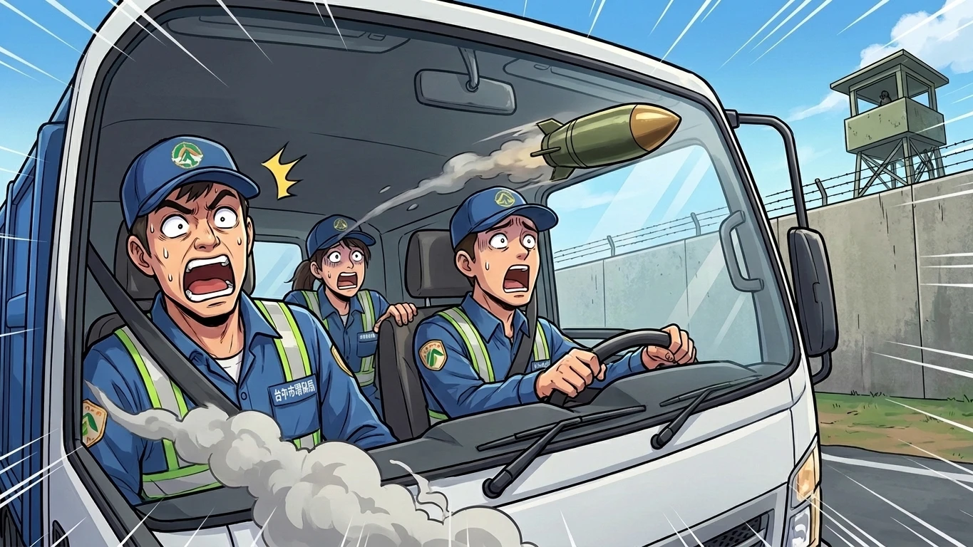 台中清潔隊嚇壞！車開一半子彈射入車內　十軍團證實：靶場射擊訓練飛出